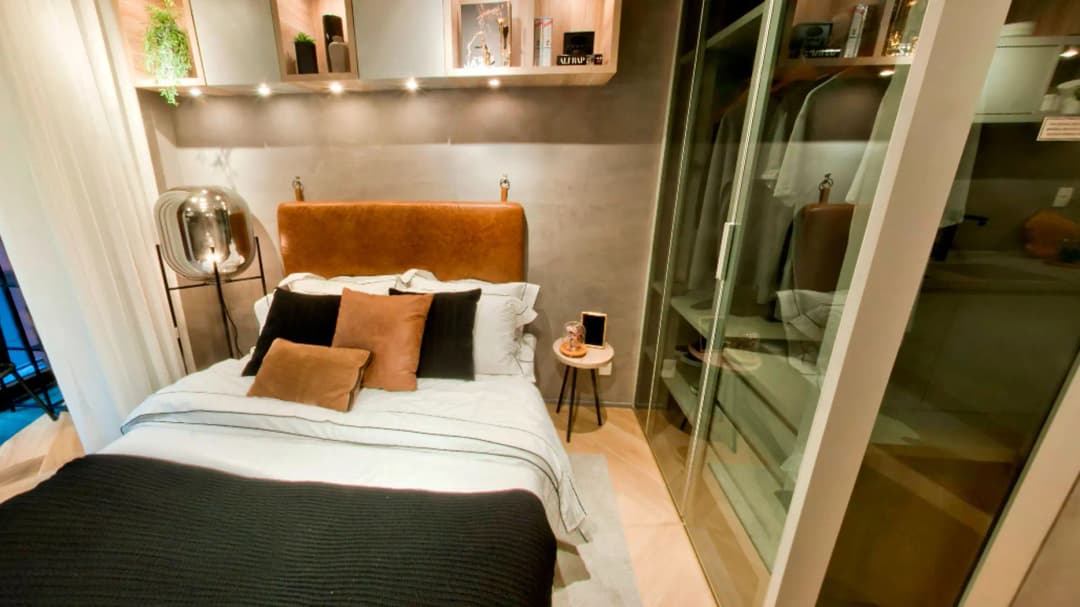 Estilo Chácara Santo Antônio Studios - Decorado de 27m²