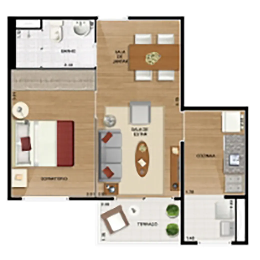 40m²